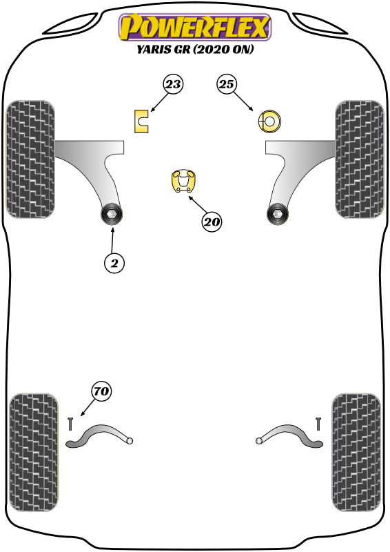 PowerAlign Camber Bolt Kit (12mm x 70mm)