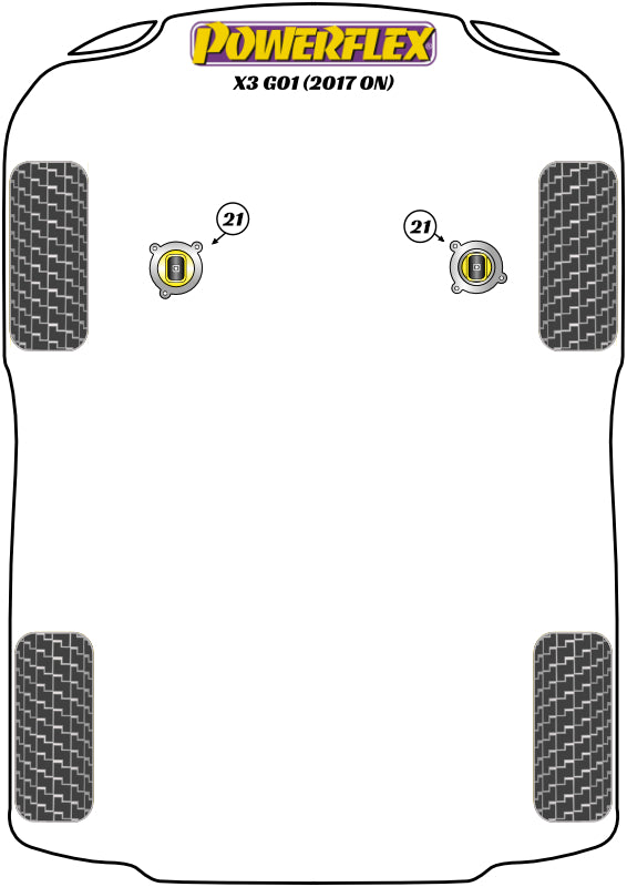 BMW Engine Mount Insert Kit