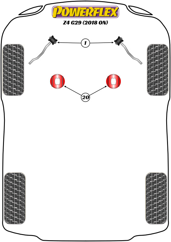 Front Radius Arm To Chassis Bush
