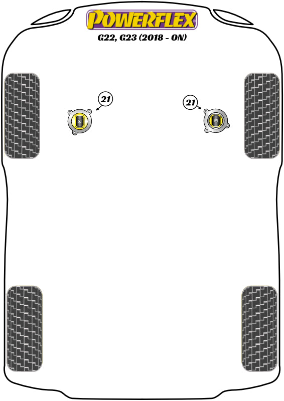 BMW Engine Mount Insert Kit