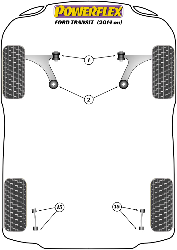 Ford Transit Front Wishbone Rear Bush
