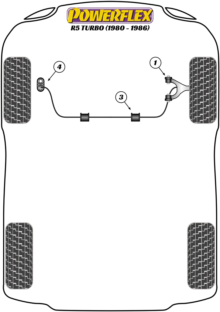 Renault Front Anti-Roll Bar Mounting Bush 16mm