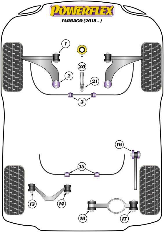 Rear Subframe Rear Mounting Bush
