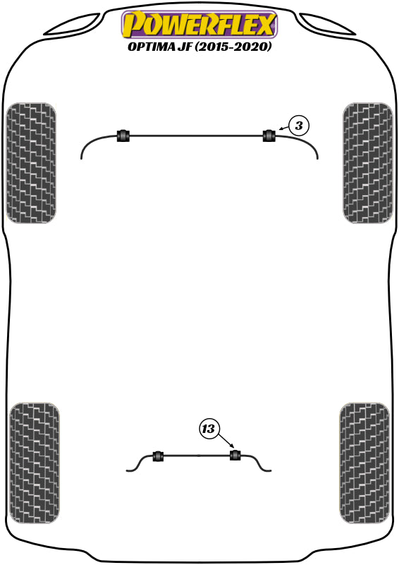 Front Anti Roll Bar Bush 20mm