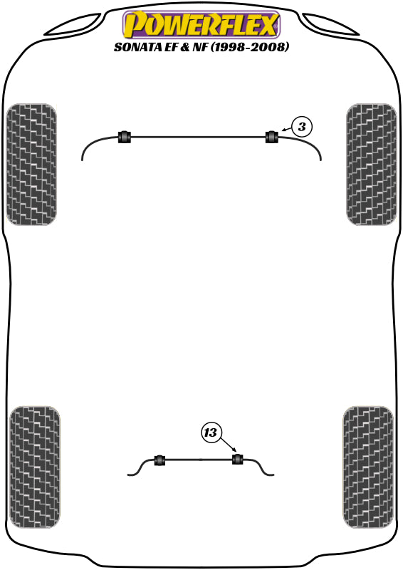 Rear Anti Roll Bar Bush 15mm