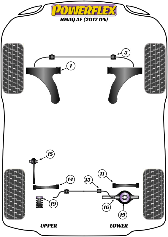 Rear Upper Control Arm Bush Camber Adjustable