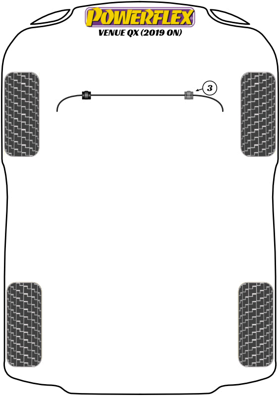 Front Anti Roll Bar Bush 20mm