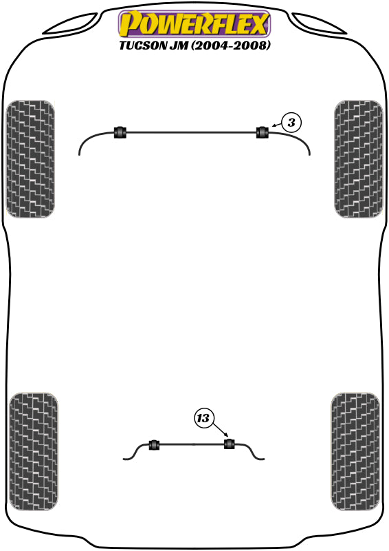 Rear Anti Roll Bar Bush 19.3mm