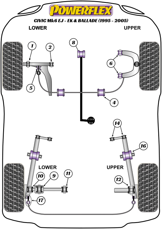 Honda Anti Roll Bar Link Bush
