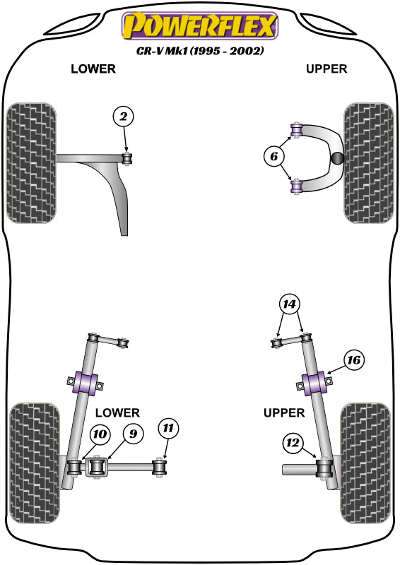 Rear Lower Arm Outer Bush 35mm