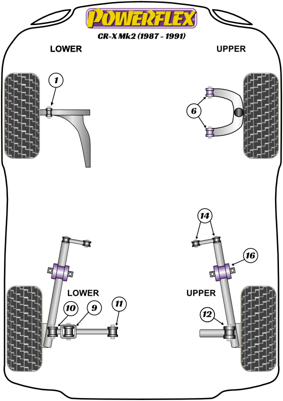 Rear Outer Arm To Hub Bush 31mm