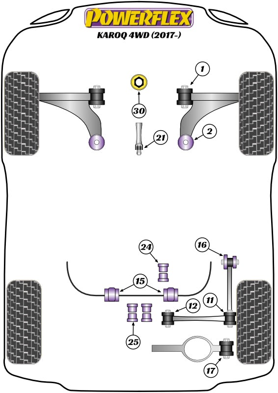 Rear Subframe Rear Mounting Bush