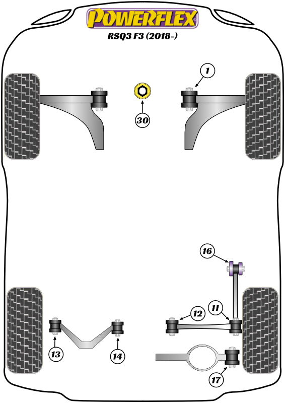 Lower Engine Mount Insert (Large) Track Use