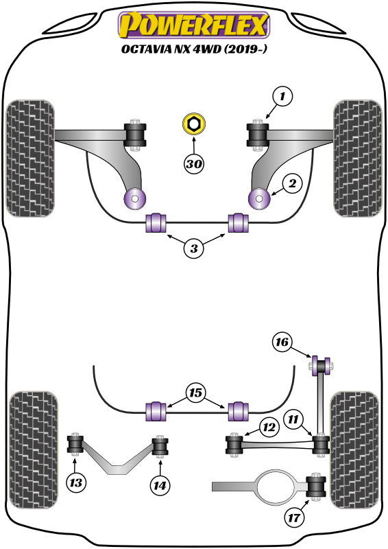 Rear Subframe Rear Mounting Bush