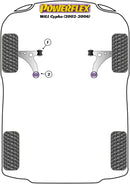 Front Wishbone Rear Bush  suits Toyota