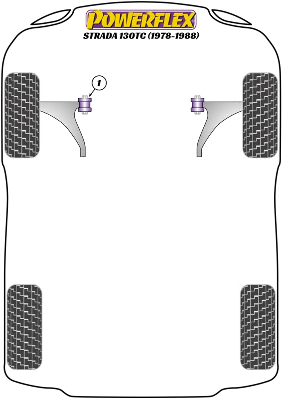 Fiat Strada 130TC (1978-1988) Front Wishbone Inner Bush