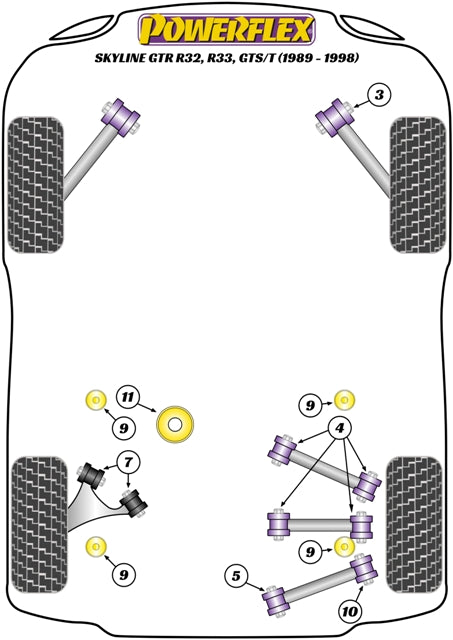 Nissan Rear Subframe Mounting Bush