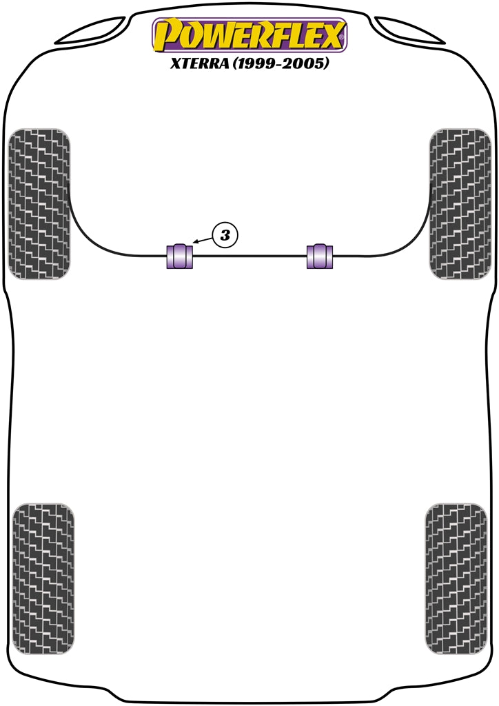 Nissan Front Anti Roll Bar Bush 30mm