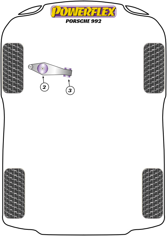 Porsche Front Track Control Arm Inner Bush, Camber Adjustable