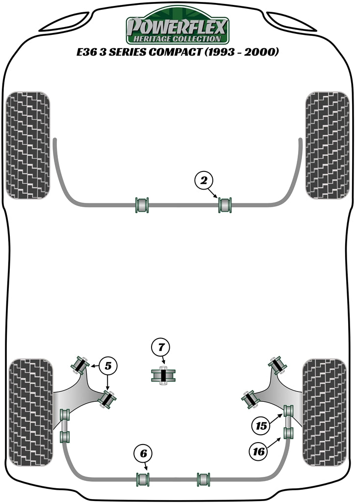 BMW Gear Shift Arm Front Bush Round