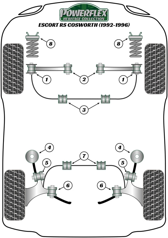 Ford Rear Trailing Arm Outer Bush