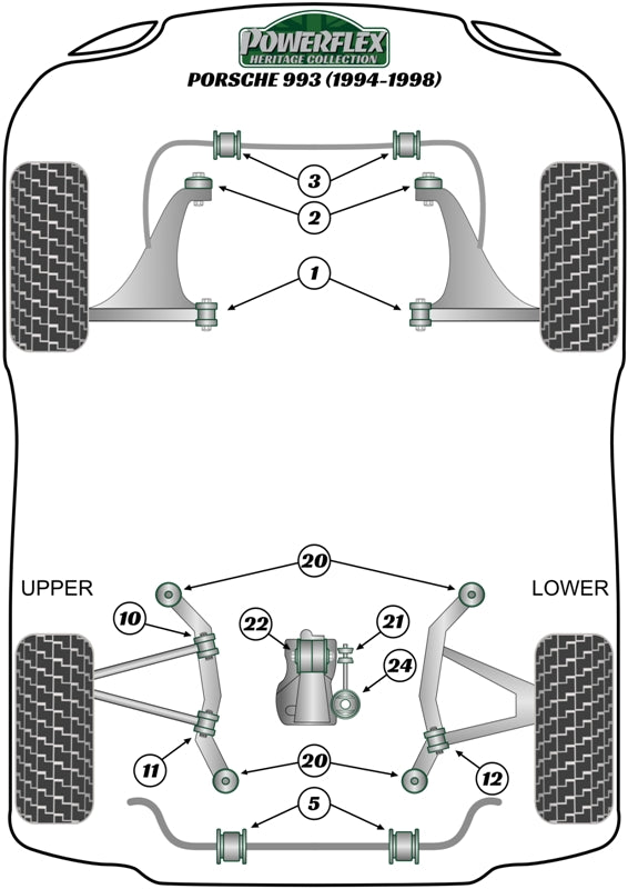 Porsche Transmission Mount Large Bush