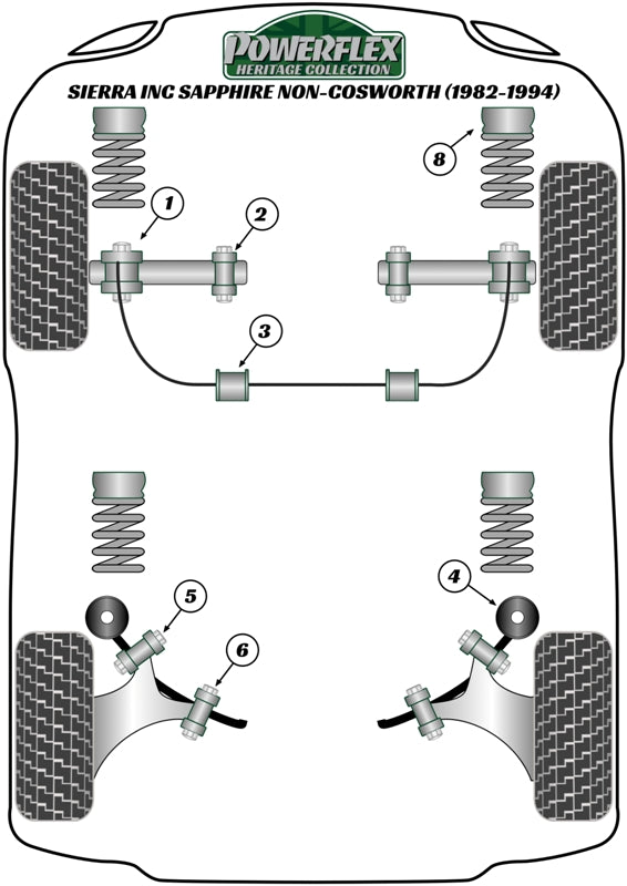 Ford Rear Trailing Arm Outer Bush