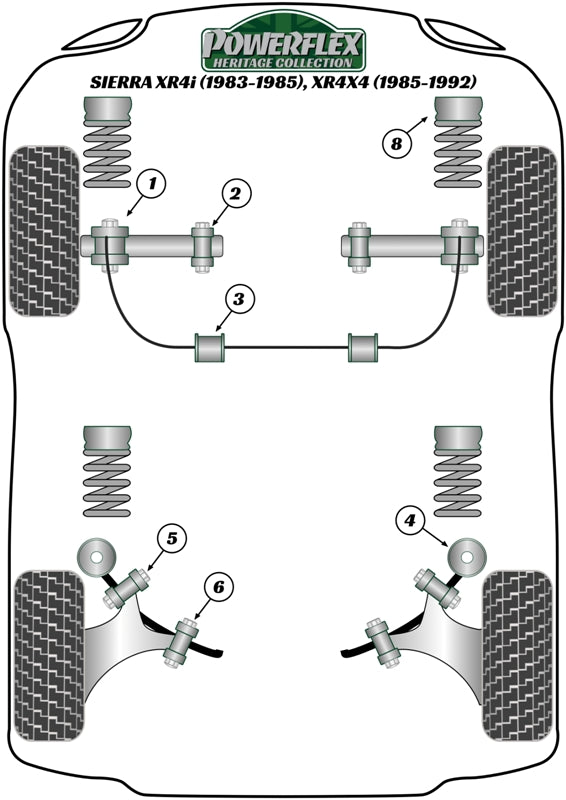 Ford Rear Beam Mounting Bush