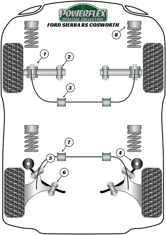 Ford Rear Beam Mounting Bush