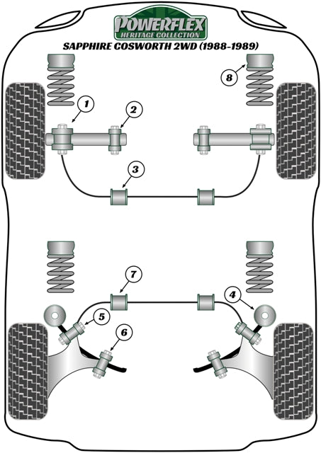 Ford Rear Beam Mounting Bush