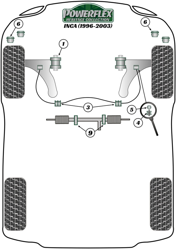 Non Power Steering Rack Mount