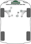 Rear Lower Engine Mount Insert, Diesel