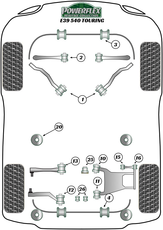 BMW 5 Series Front Inner Track Control Arm Bush