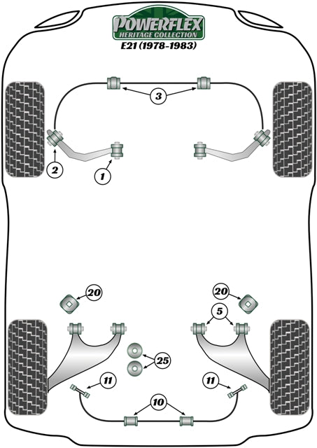 BMW Rear Trailing Arm Bush Adjustable