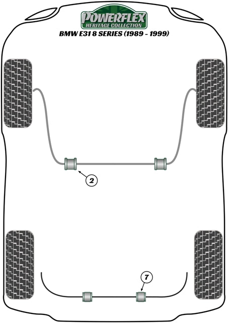 BMW 8 Series Rear Track Rod Inner Bush