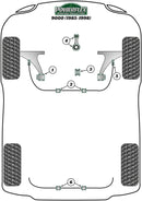 Saab 9000 (1985-1998) Front Anti Roll Bar Drop Link Bush