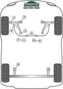 Saab Front Anti Roll Bar Mounting 24mm